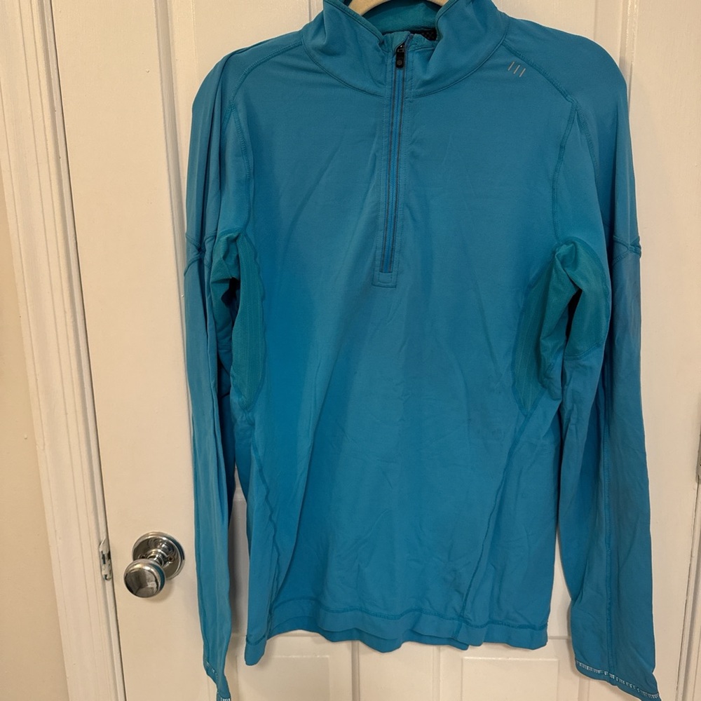 lululemon athletica Teal Men's Half-Zip Sweatshirt
